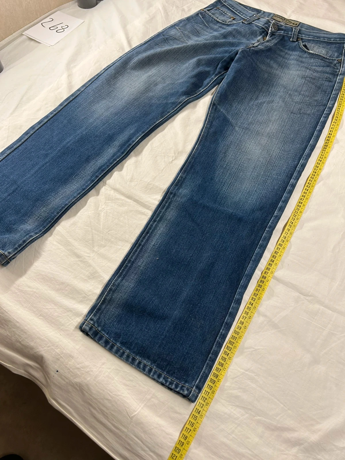 Jean recta azul coockers jeans 44 vintage bordado en la parte posterior talla 44 – photo 4